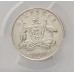AUSTRALIA 1918 . SIXPENCE . PCGS GENUINE
